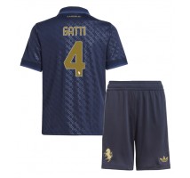 Juventus Federico Gatti #4 Koszulka Trzecia dzieci 2024-25 Krótki Rękaw (+ krótkie spodenki)